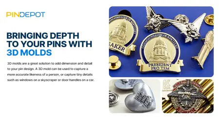 Bringing Depth to Your Pins With 3d Molds