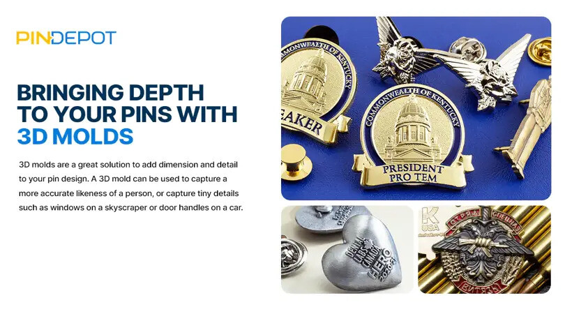 Bringing Depth to Your Pins With 3d Molds